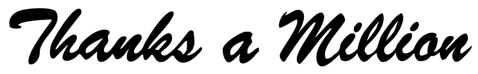 Thanks A Million Imports Logo