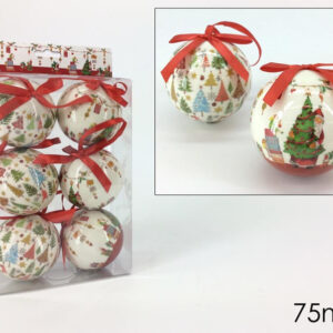 SET SIX TREE BALLS W/TREE ASS 936433
