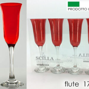 SET FOUR CALICE RED 055349