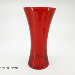 RED XMAS VASE LARGE 158422
