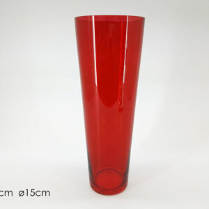 XMAS RED VASE 40CM 162771