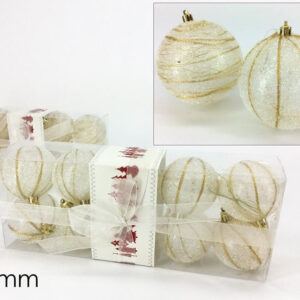 SET 10 TREE BALLS GOLD 862053