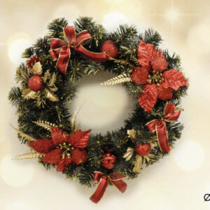 GARLAND ROUND 40CMS RED 906856