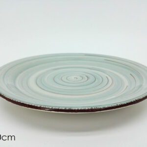 FRUIT PLATE PURPLE STRIPED 087050