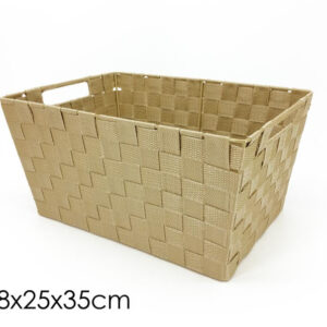 RECT. CHEST W/HANDLE BEIGE 114626