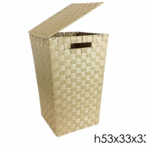 BEIGE CHEST WITH LID 128135