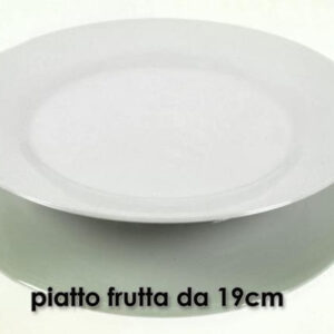 WHITE FRUIT PLATE 7.5 706807