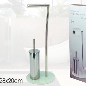 STAND TOILET ROLL  WITH BRUSH 815189