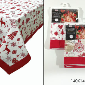 XMAS TABLE LOTH 140 X 140CMS  068028