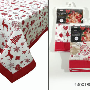 XMAS TABLE CLOTH 140 X 180CMS 068035
