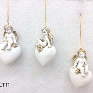 HANGING ANGEL ON HEART GOLD 091538