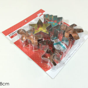 SET SIX XMAS PASTRY FORMS 107406