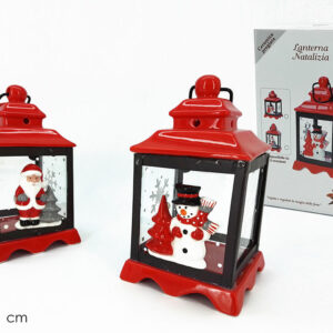 RED XMAS LANTERN 2 ASS 117917