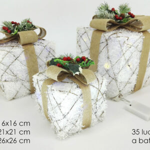 SET THREE PACKS W/LIGHT WHT 136024