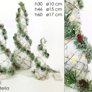 SET THREE LIGHT CONES 138585
