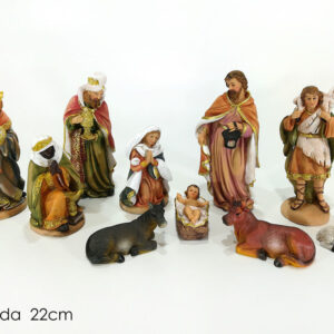 NATIVITY SET 10PIECE 22CM 139513