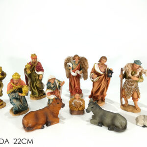 NATIVITY SET 11  PIECES 22CM 139810