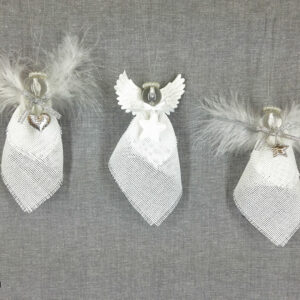 HANGING ANGEL WHITE 14CM 168230