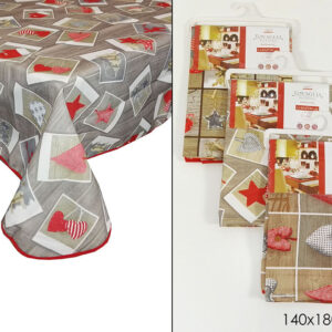 XMAS TABLELOTH A/STAIN 140X180  177034