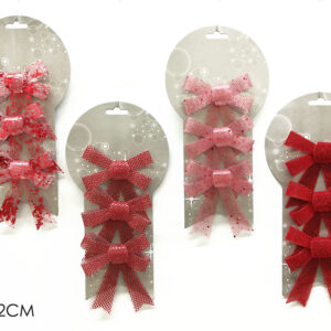 SET THREE BOWS RED 4 ASS 231514