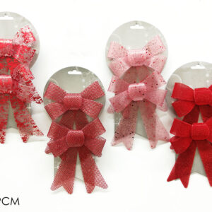 SET TWO BOWS RED 4 ASS 231521