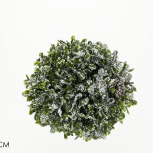 XMAS TREE BALL GRASS SNOW 14CMS 244163