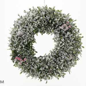 GARLAND GREEN SNOW EFFECT 30CMS 244248