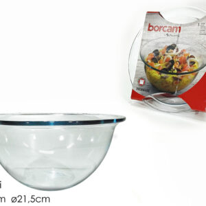ROUND GLASS BOWL 21.5CMS 1.9LT 349407