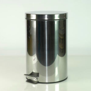 PEDAL BIN 12LTS S/STEEL