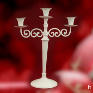 WHITE CHANDELIER 3 CANDLES 827946