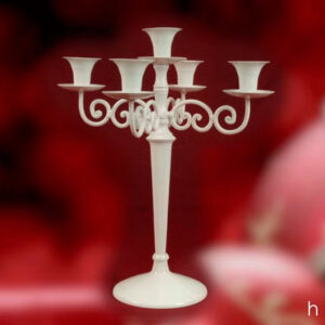 WHITE CHANDELIER 5 CANDLES 827977