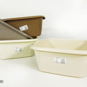 PLASTIC SQUARE BASIN 15LTS 830861