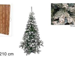 XMAS TREE SNOWY 210CM 427633