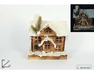 XMAS HOUSE WOODEN 662614