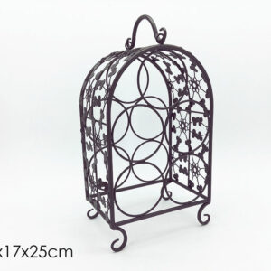 METAL WINE STAND 5 BOTTLES 020293
