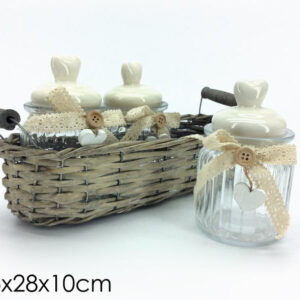 SET THREE BOTTLES IN CHEST 040413