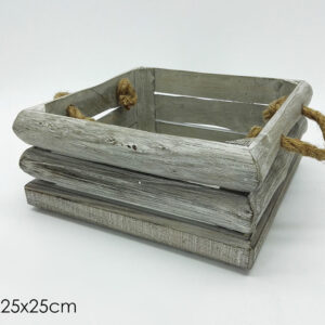 WOODEN GREY BOX LARGE 077525