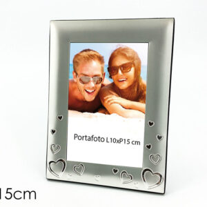 SILVER HEART FRAME 10 X 15  944834
