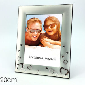 SILVER HEART FRAME 15 X 20   944926