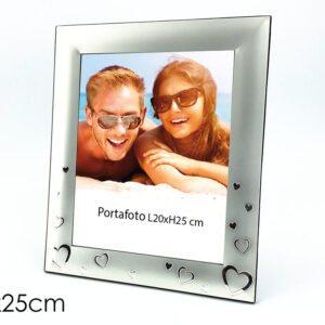 SILVER FRAME HEART 20 X25  945282