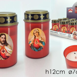 BATTERY RELIGOUS CANDLE 014575