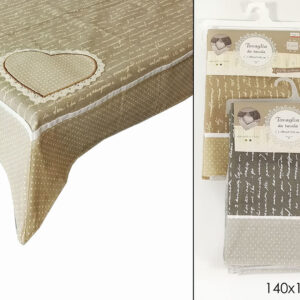 TABLECLOTH W/HEART 140 X 180CMS 879204