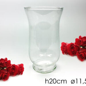 GLASS VASE 20 X 11.5CM 039356