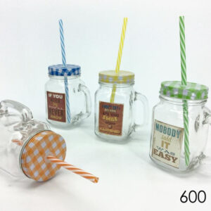 BOTTLE WITH STRAW 600ML 099480