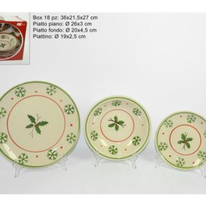 XMAS DINNER SET 18 PIECE 501883