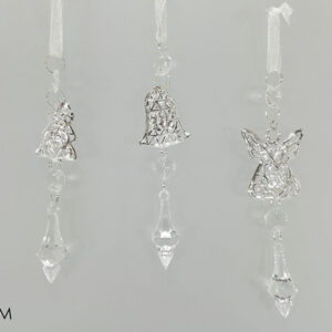 XMAS SILVER HANGING DEC. PENDANT 062750