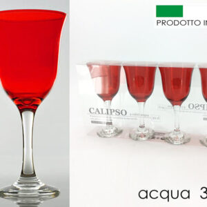 SET FOUR CALICE RED 054038