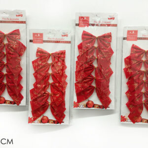 SET SIX BOWS RED 206611