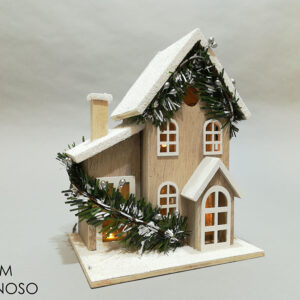 BATTERY XMAS HOUSE WITH LIGHT 257910