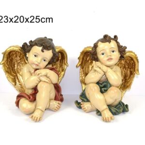 SEATED ANGEL 25CMS 2 ASS 263811